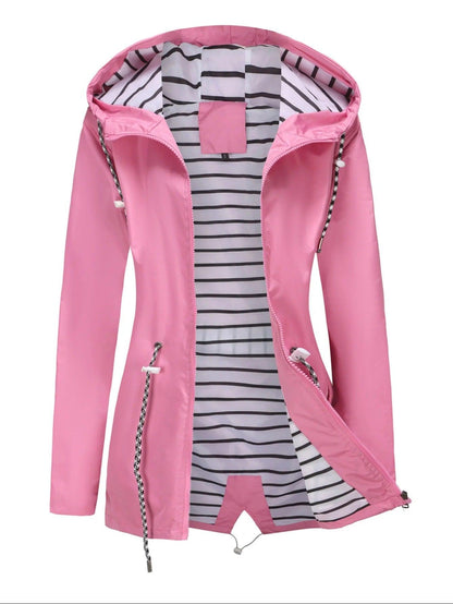 Nathalie – Lange Regenjacke