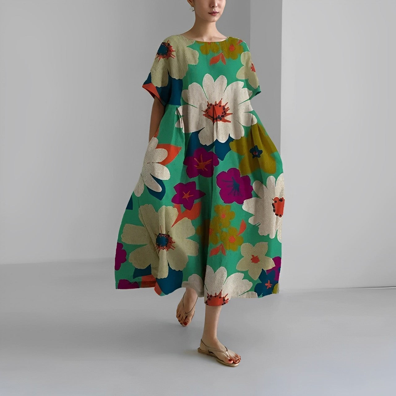 Ronja – Lockeres Musterkleid
