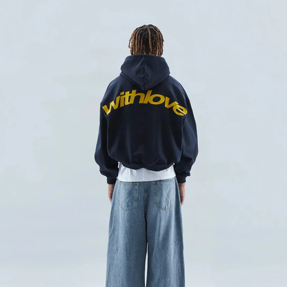 Jordin - Unisex-Hoodie mit Bilddruck auf dem Rücken