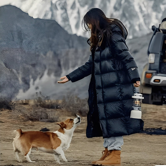 Mildred - Gemütliche, lange Winterjacke für Damen