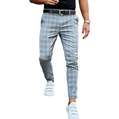 Deacon - Relaxed Slim-Fit Herrenhose mit Karos