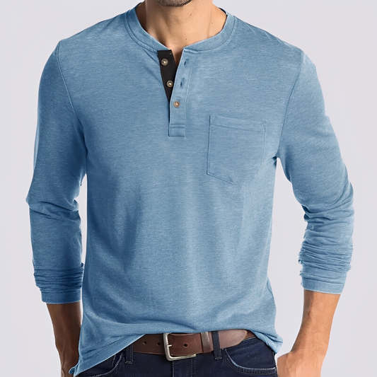 Dashiell - Bequemes Herren-Langarmshirt