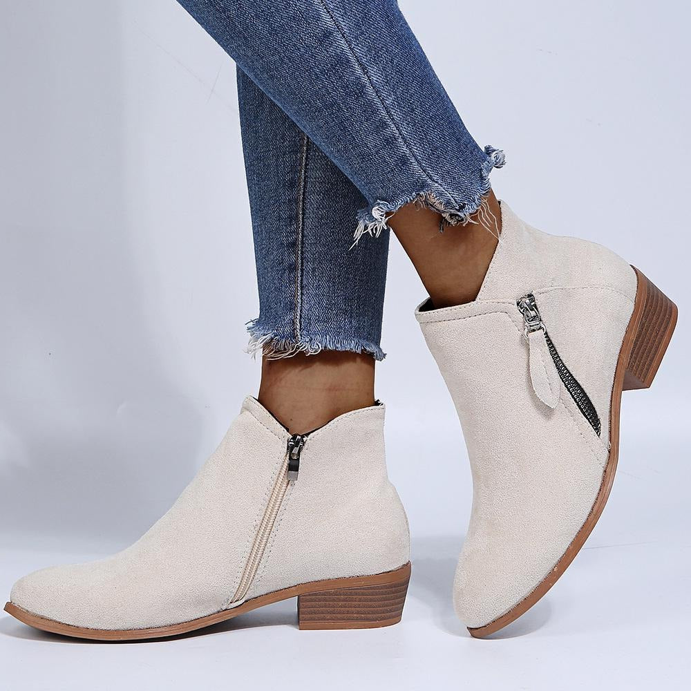 Elizabeth - Anmutige Wildlederstiefel für Frauen