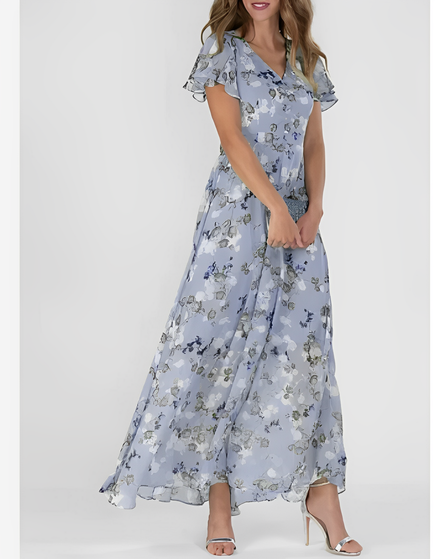 Leona – Sommerliches Maxikleid mit Blumen