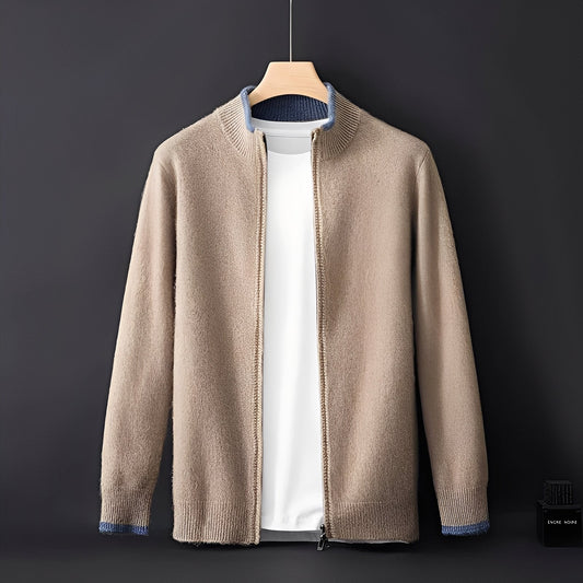 Brendon - Bequemer Herren-Pullover mit Reißverschluss