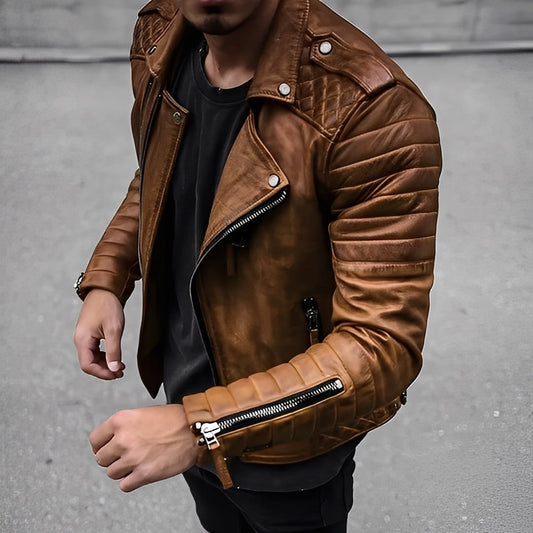 Easton - Retro-Herrenlederjacke