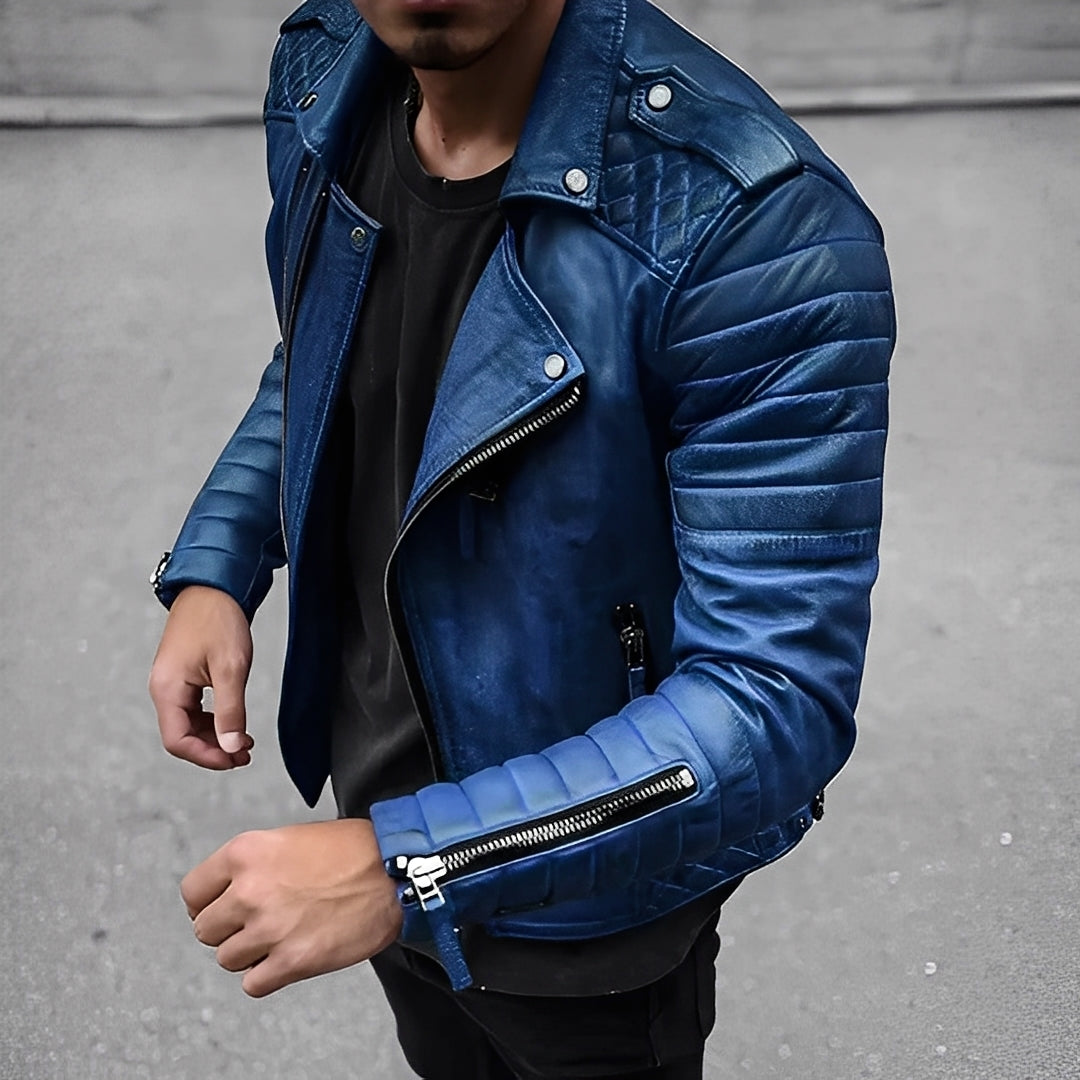 Easton - Retro-Herrenlederjacke