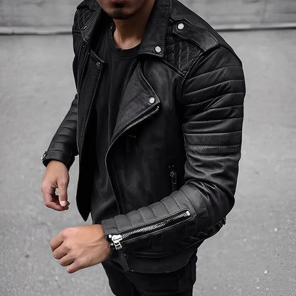 Easton - Retro-Herrenlederjacke
