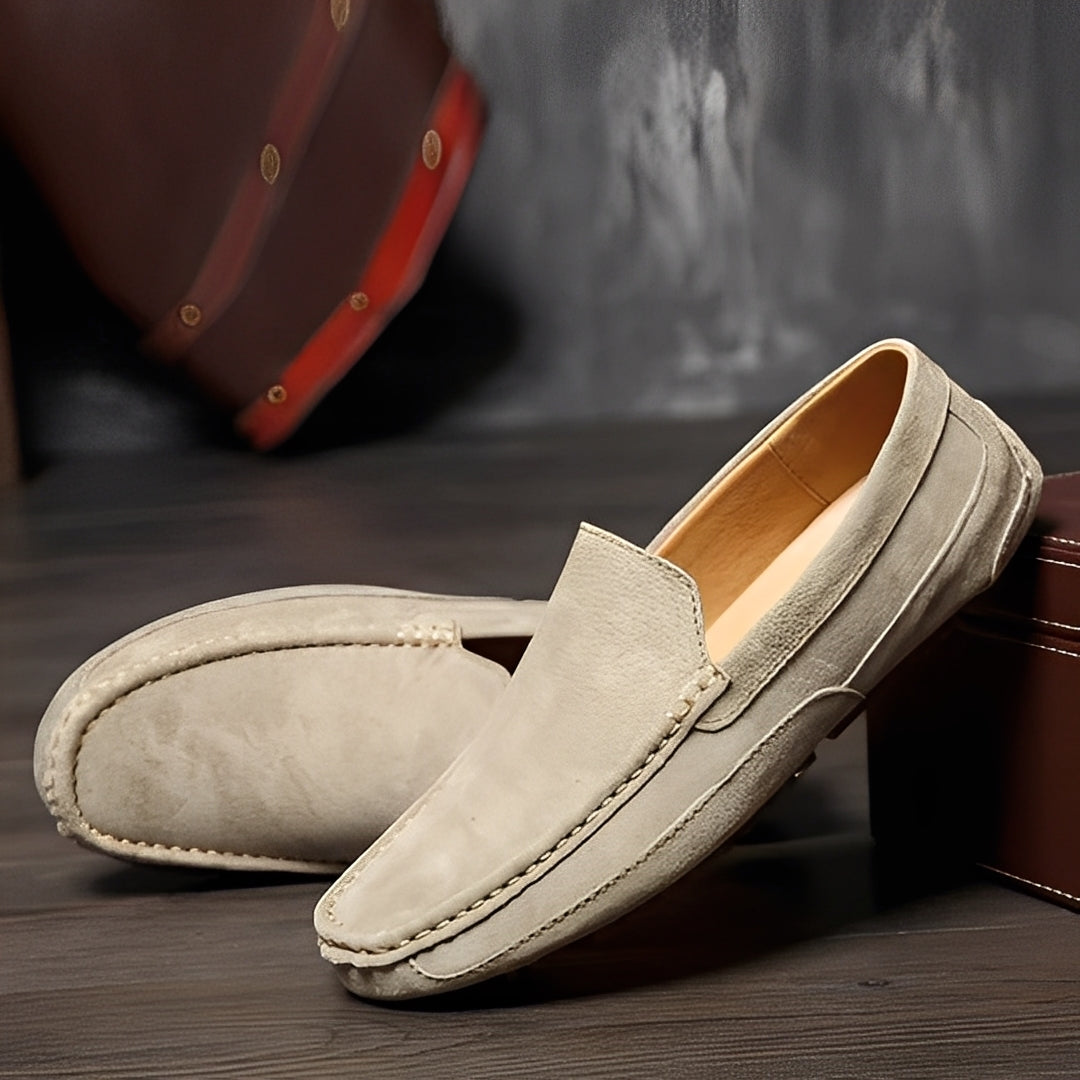 Cameron - Bequeme, elegante Herrenmokassins aus Wildleder