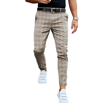 Deacon - Relaxed Slim-Fit Herrenhose mit Karos