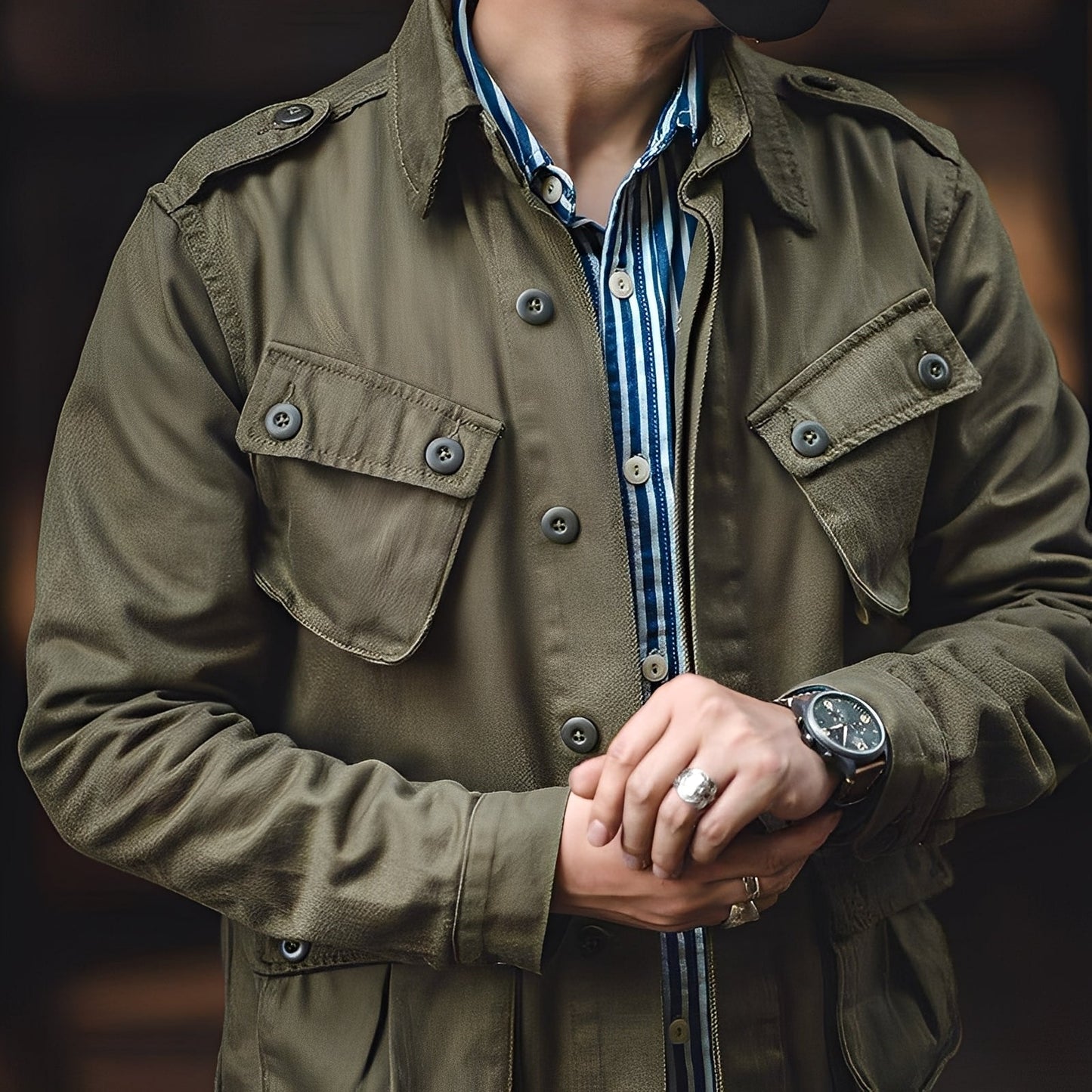 Arnold - Klassische Männerjacke mit Taschen