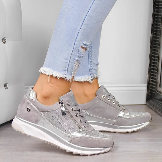 Kaycee - Modische Freizeitschuhe mit Reißverschluss für Damen