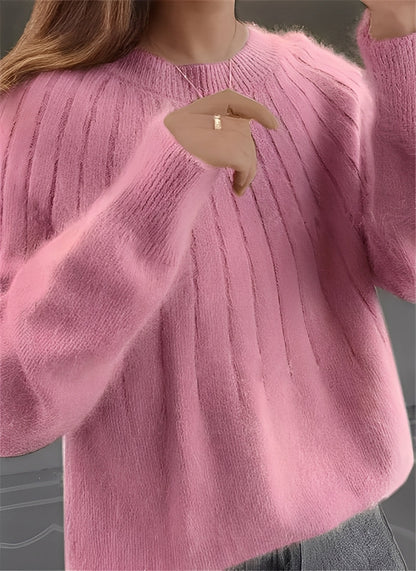 Cornelia - Bequemer, leger geschnittener Damen-Kaschmirpullover