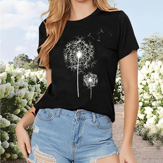 Lilly – Sommer Shirt mit Rundhals