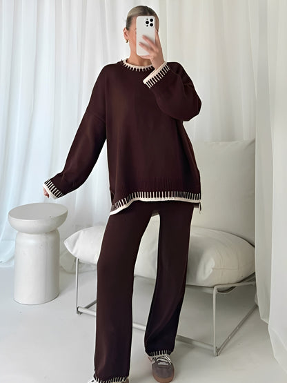 Elyzabeth - Bequemes, weit geschnittenes Damen-Set