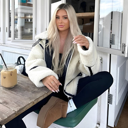 Bethney - Kuscheliger Teddy-Mantel für Frauen