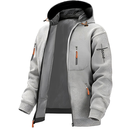 Lewin - Bequeme, warme Hoodie-Jacke für Männer