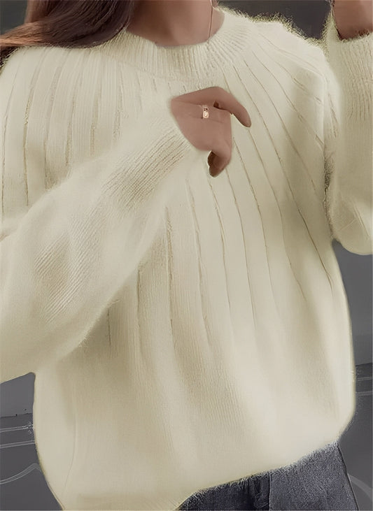 Cornelia - Bequemer, leger geschnittener Damen-Kaschmirpullover