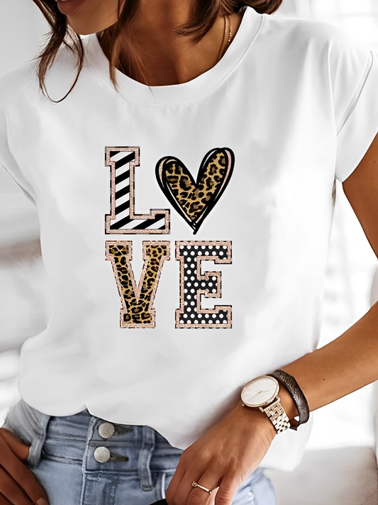 Nora – Weißes Sommer-T-Shirt