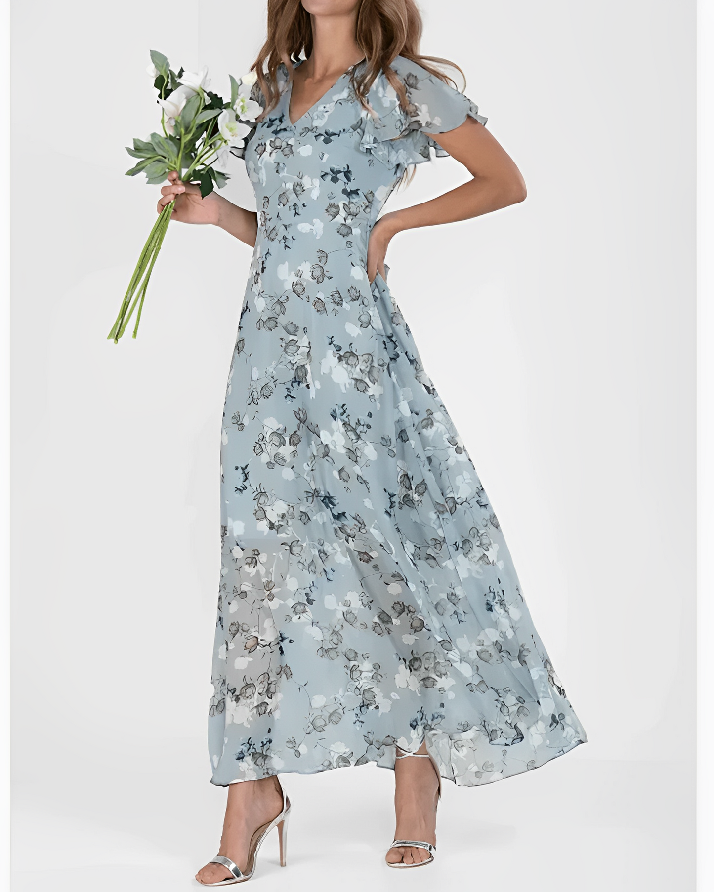 Leona – Sommerliches Maxikleid mit Blumen