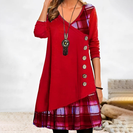 Shawnee - Komfortables Damenkleid mit Karomuster