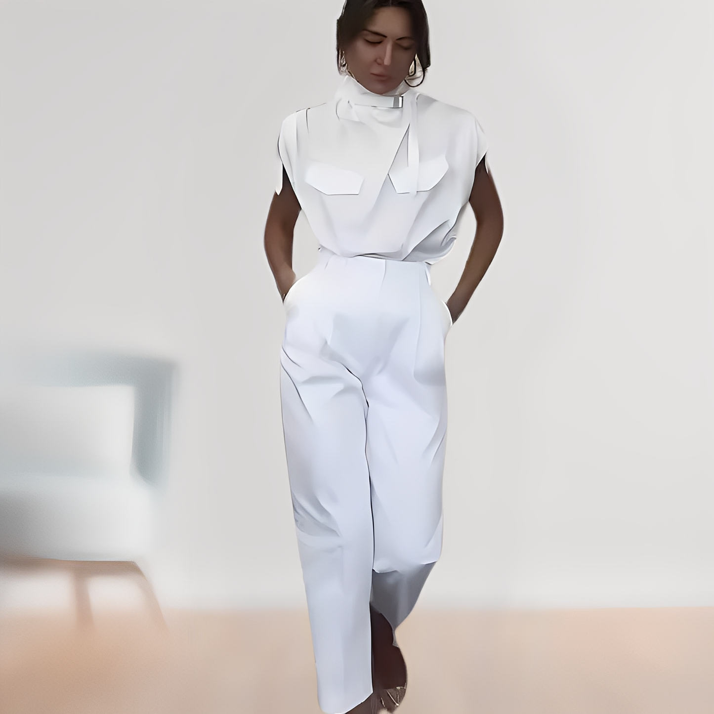 Leona – Moderner ärmelloser Overall