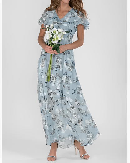 Leona – Sommerliches Maxikleid mit Blumen
