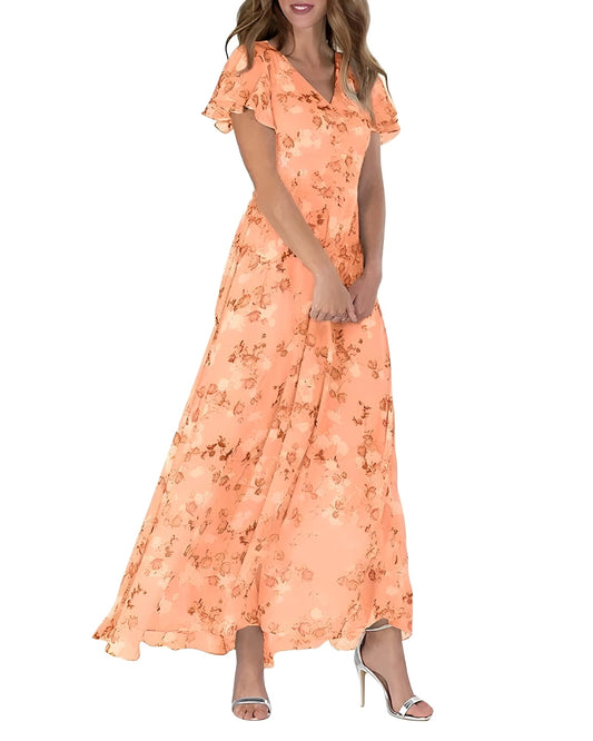 Leona – Sommerliches Maxikleid mit Blumen