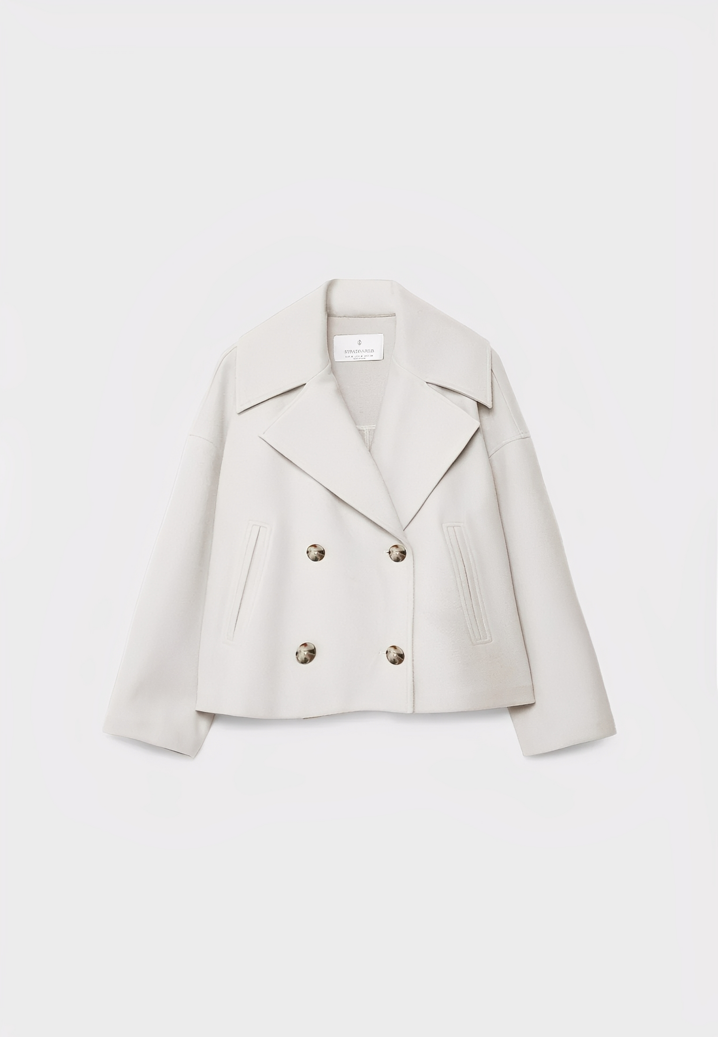 Claire – Kurze Modische Zweireihige Jacke