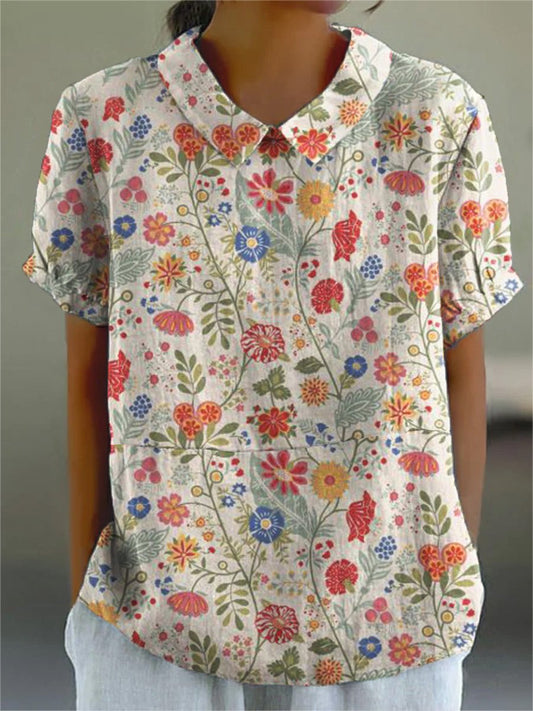 Sofie – Freizeithemd mit Blumenprint