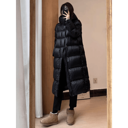 Irene – Langer Daunen-Wintermantel