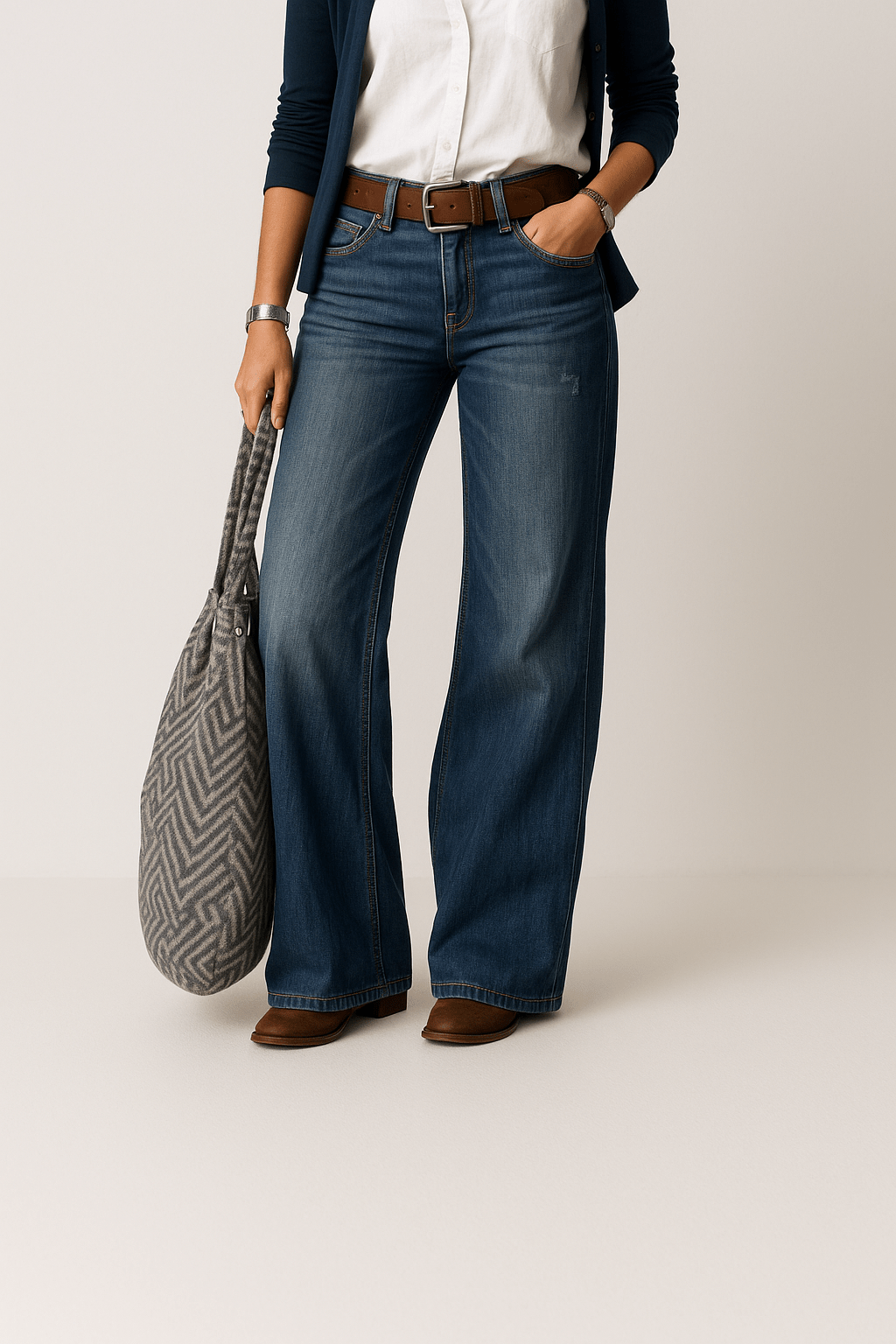 Majken – Weite Denim-Jeans