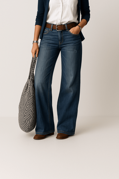 Majken – Weite Denim-Jeans