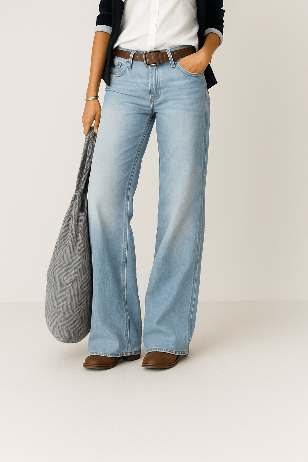 Majken – Weite Denim-Jeans