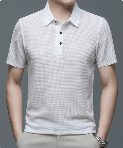 Morten – Polo-Shirt mit Struktur
