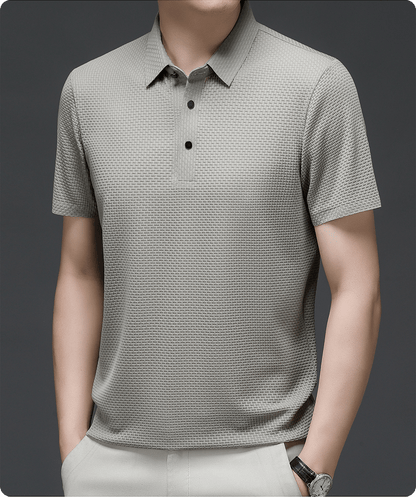 Morten – Polo-Shirt mit Struktur