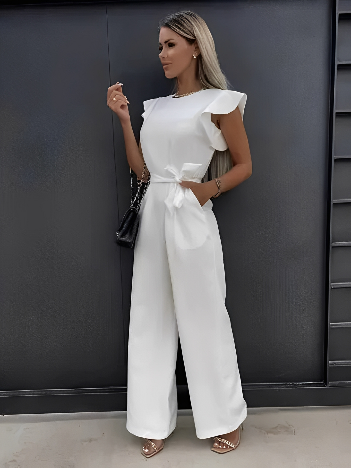 Nina – Overall mit Rüschendetails