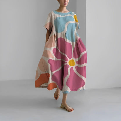 Ronja – Lockeres Musterkleid