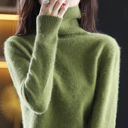 Letizia – Schicker Pullover mit hohem Kragen