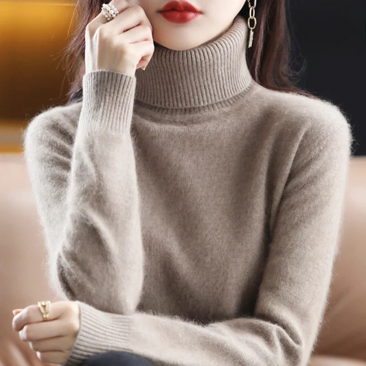 Letizia – Schicker Pullover mit hohem Kragen