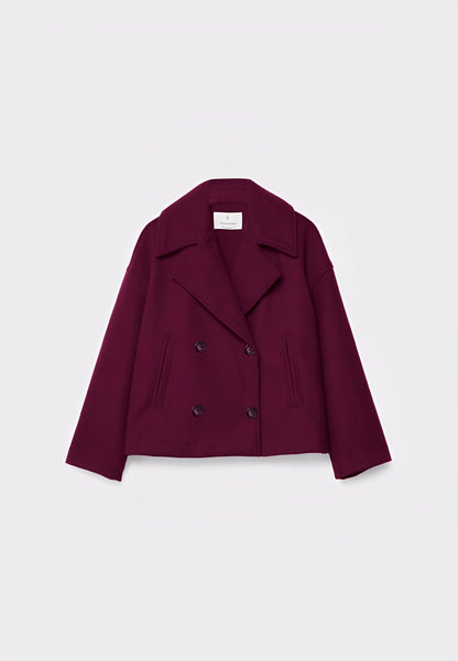 Claire – Kurze Modische Zweireihige Jacke