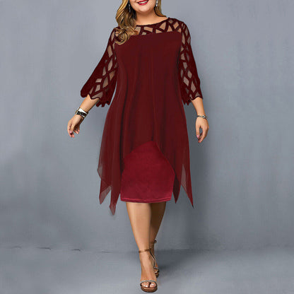 Savanna - Chiffon-Damenkleid für große Größen