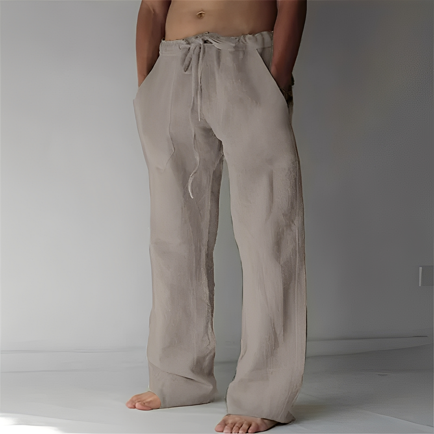 Arthur – Weite Leinenhose für Männer
