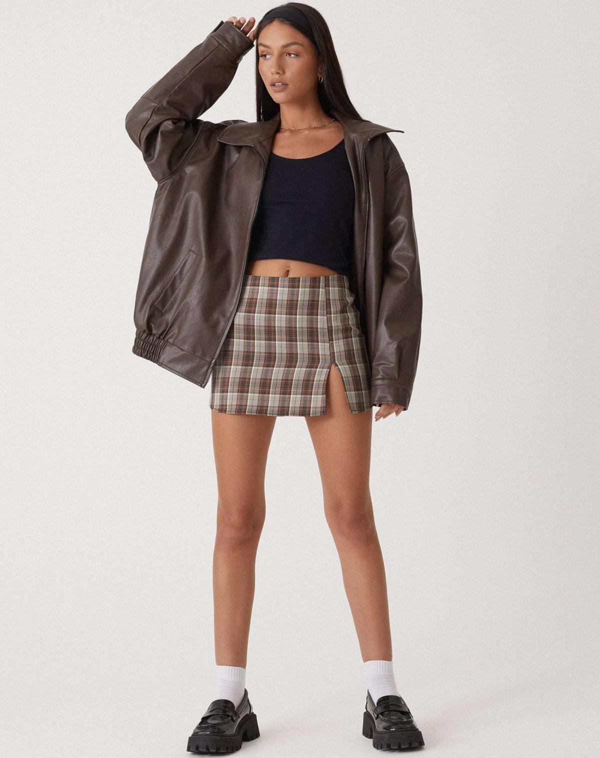 Ariane – Damen-Lederjacke im weiten Stil