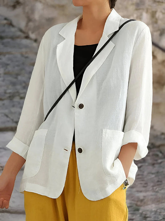 Tabea – Lässiger Leinenjacke